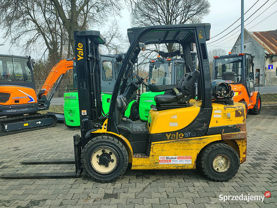Wózek widłowy Yale GLP30VX 3 tony LPG duplex małopolskie Kęty