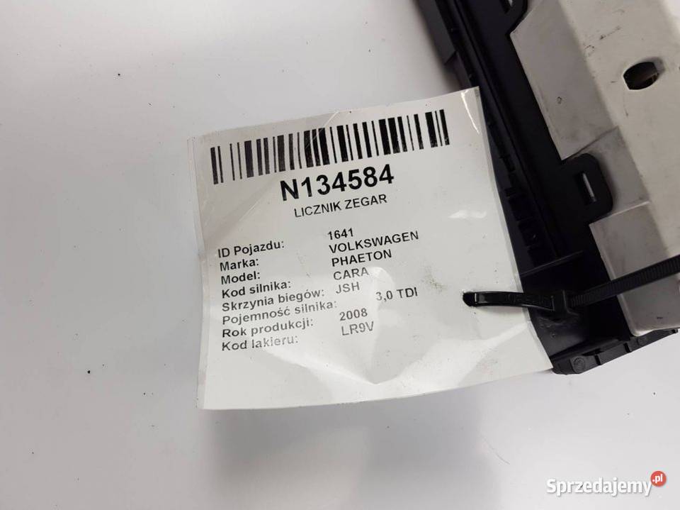 LICZNIK ZEGAR 3D0920885K PHAETON Lipno