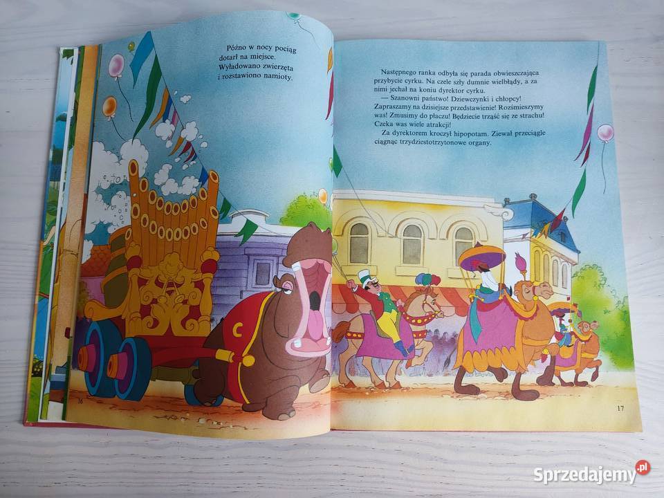Książka bajka Dumbo Walt Disney Głuchołazy