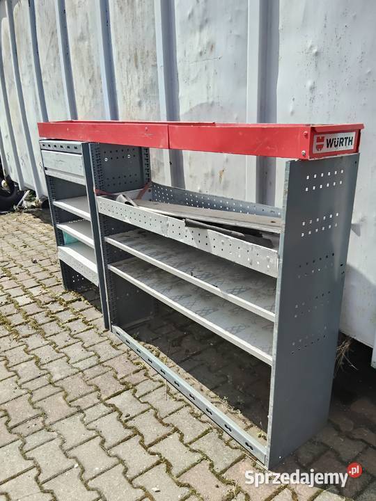 Używana metalowa zabudowa serwisowa do samochodu Organizery i siatki Opole