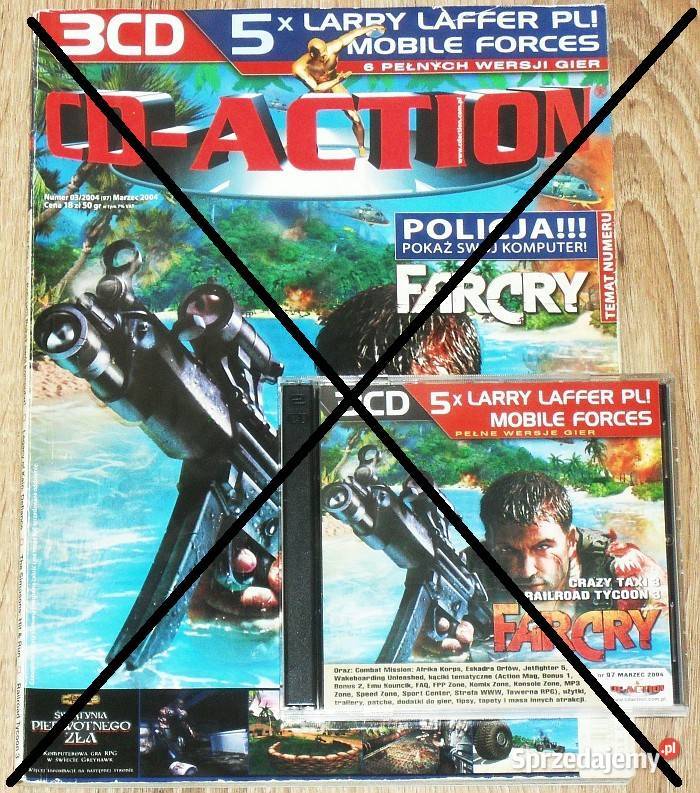 Magazyn CDACTION dodatki płyty niekompletne 2004 Czasopisma Gliwice sprzedam