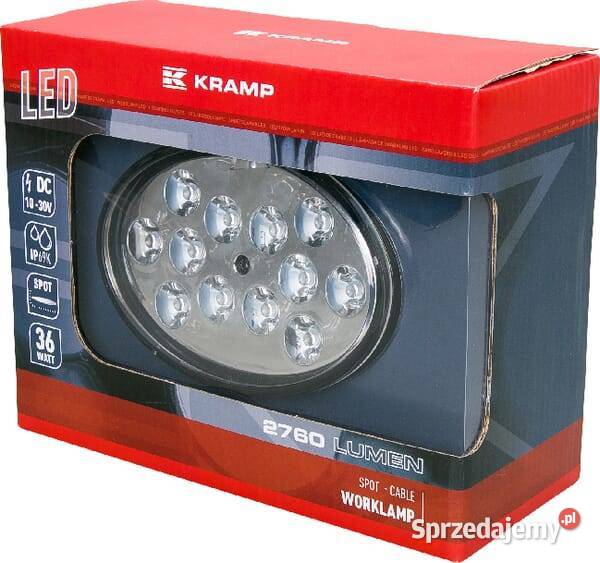 Lampa robocza LED owalna 36W 2760lm 1030V Kamionna