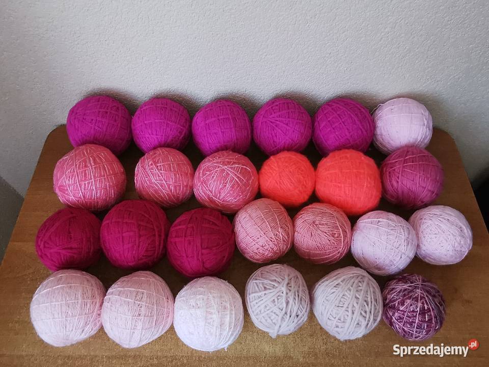 Zestaw włóczek ok 35 Rękodzieło Zamość