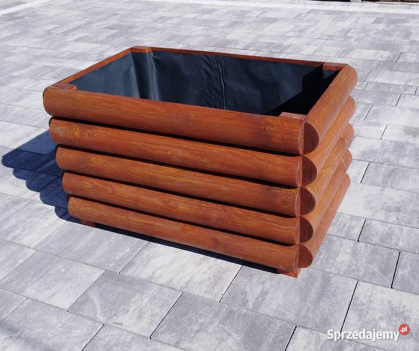 Donica ogrodowa drewniana na wymiar Stare Siołkowice