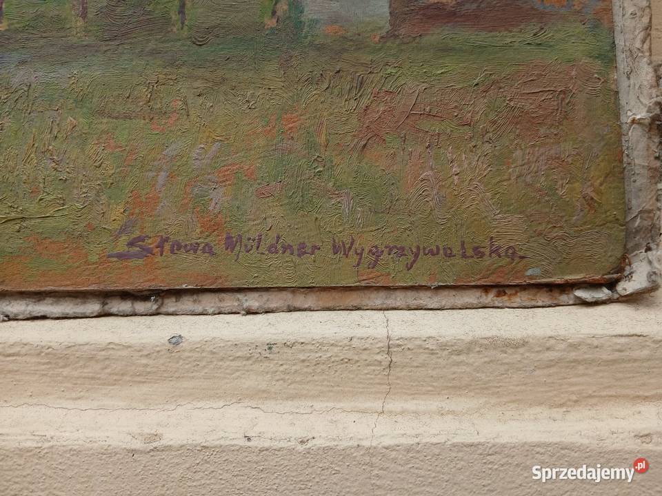Stary obraz Sława Mldner Wygrzywalska góry Tatry Warszawa