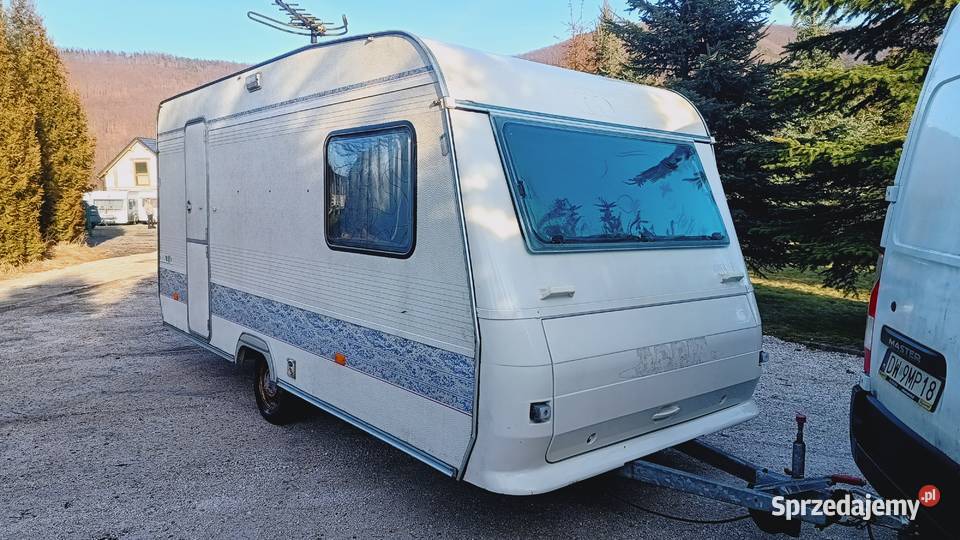 przyczepa kempingowa campingowa kemping DMC 900 Międzybrodzie Bialskie