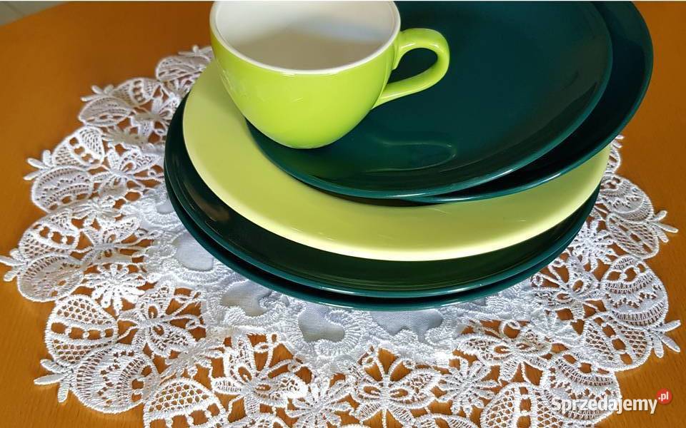 6 sztuk Talerz filiżanka komplet zastawa Kielce