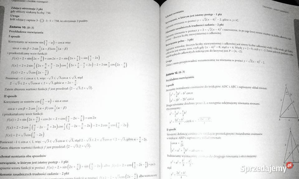Teraz matura Matematyka Arkusze maturalne E lubelskie Chełm sprzedam