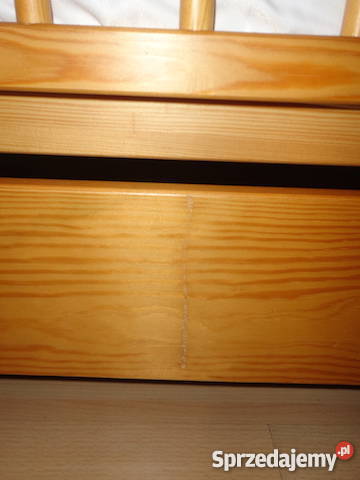 Łóżeczko Klupś Radek VII z drewna sosnowego Reda