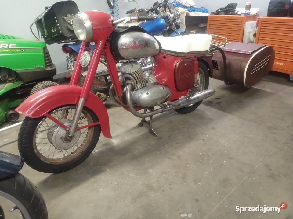 Jawa 353 prod 1957 pojemność 250 Skórka