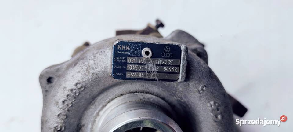 TURBOSPRĘŻARKA AUDI A4 A5 20 TDI 03L145702H USZK osobowe Motoryzacja Przystajń sprzedam