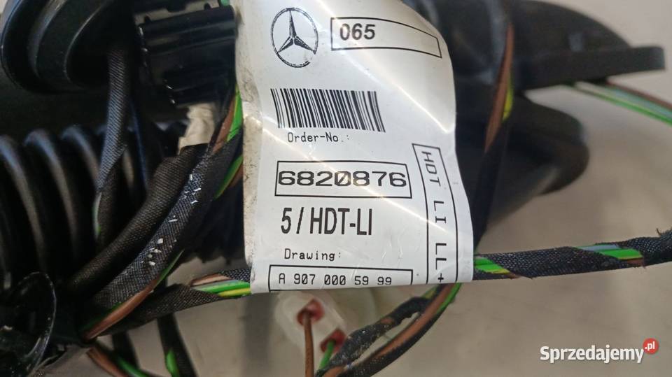 INSTALACJA TYŁ MERCEDES SPRINTER W907 W910 18 Bielsko-Biała sprzedam