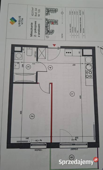 Sprzedam mieszkanie 43 m2 Warszawa Ursus