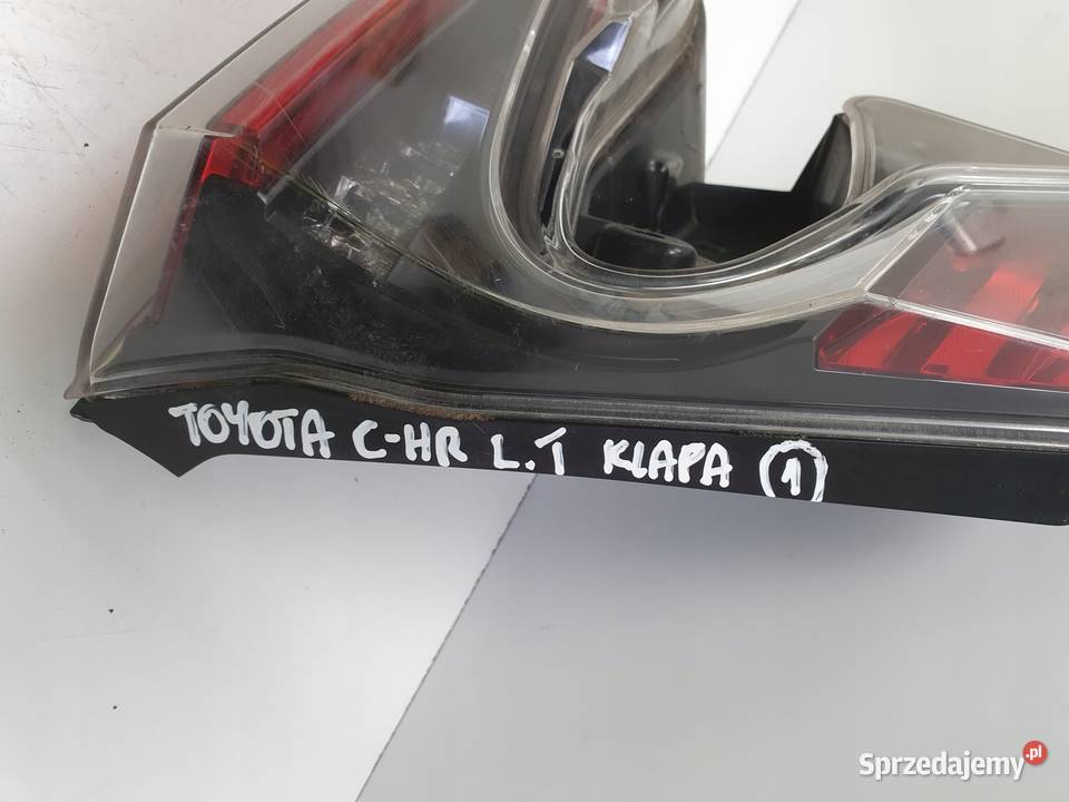 Toyota CHR CHR TYLNIA TYLNA LAMPA LEWA lewy tył Rudka