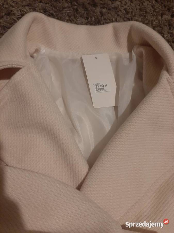 Sprzedam PŁASZCZ DAMSKI może być ślubny Wiosenna/Jesienna  Krosno