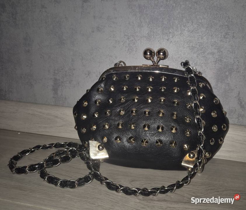 Torebka damska ćwieki łańcuszek Łódź
