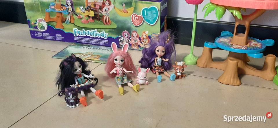 Enchantimals tropikalna kawiarenka 6 lalek Pozostałe Aleksandrów Łódzki