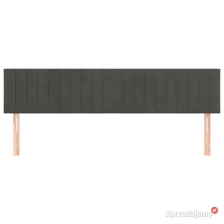 Zagłówki do łóżka 2 ciemnoszary 90x5x7888 sprzedam