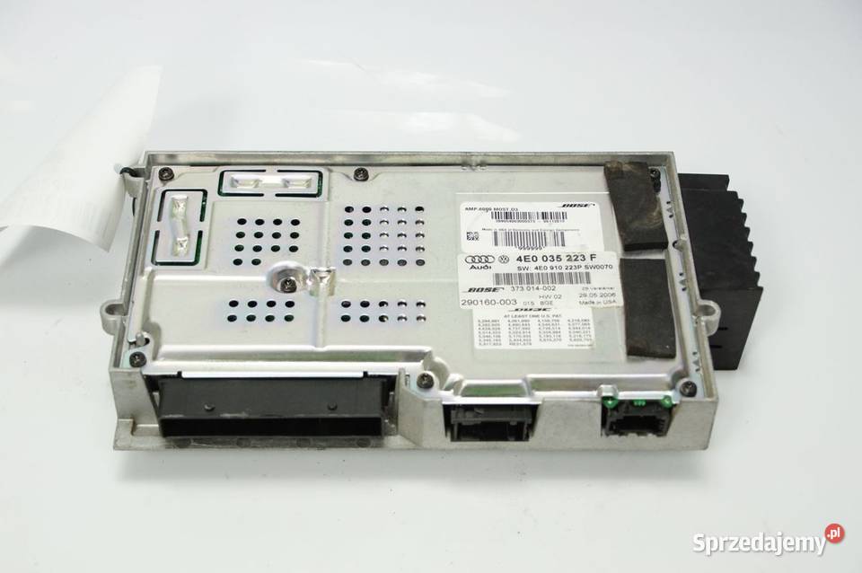 WZMACNIACZ AUDI A8 D3 LIFT 4E0035223F osobowe Lipno sprzedam