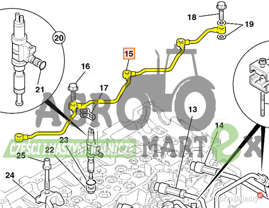 02802171 02802171 RURKA NADMIARU ISUZU JCB dolnośląskie Wichrów