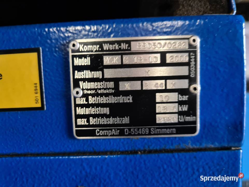 Kompresor śrubowy MAHLE MSK 185 KW Zduny