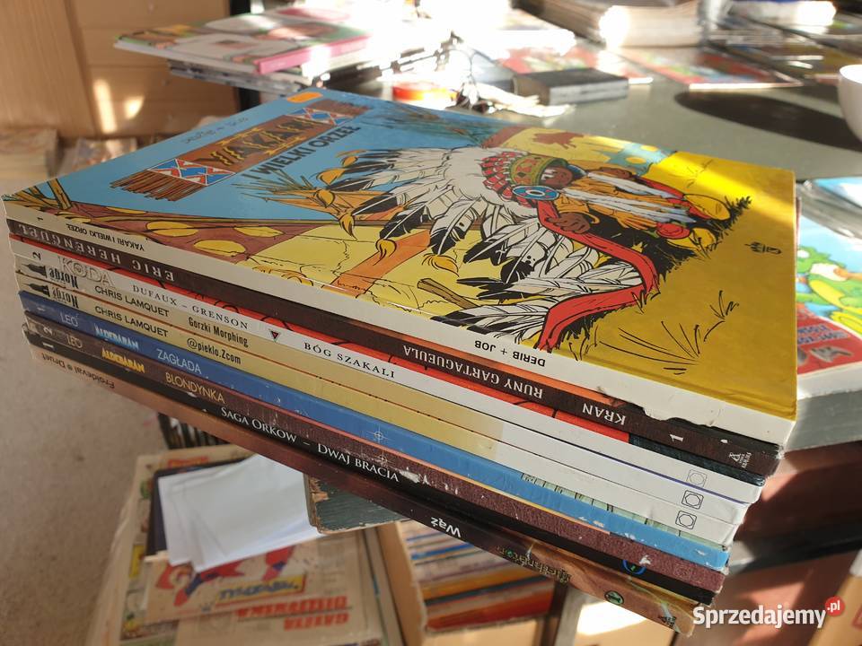 Zestaw komiksów 9 albumów polskie wydania Komiksy pomorskie