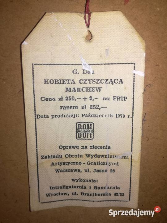 Reprodukcja obrazu Kobieta czyszcząca marchew