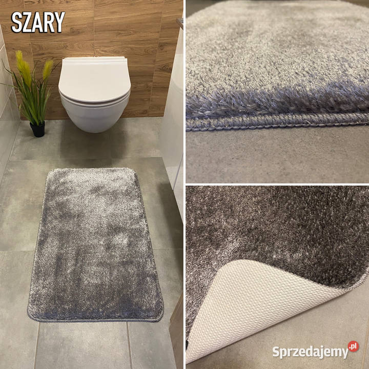 DYWANIK ŁAZIENKOWY 50X80 SANTA SZARA SHAGGY Białystok sprzedam