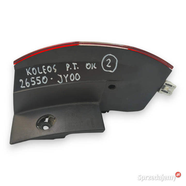 LAMPA PRAWA Renault Koleos I 20072016 tylna Chełm