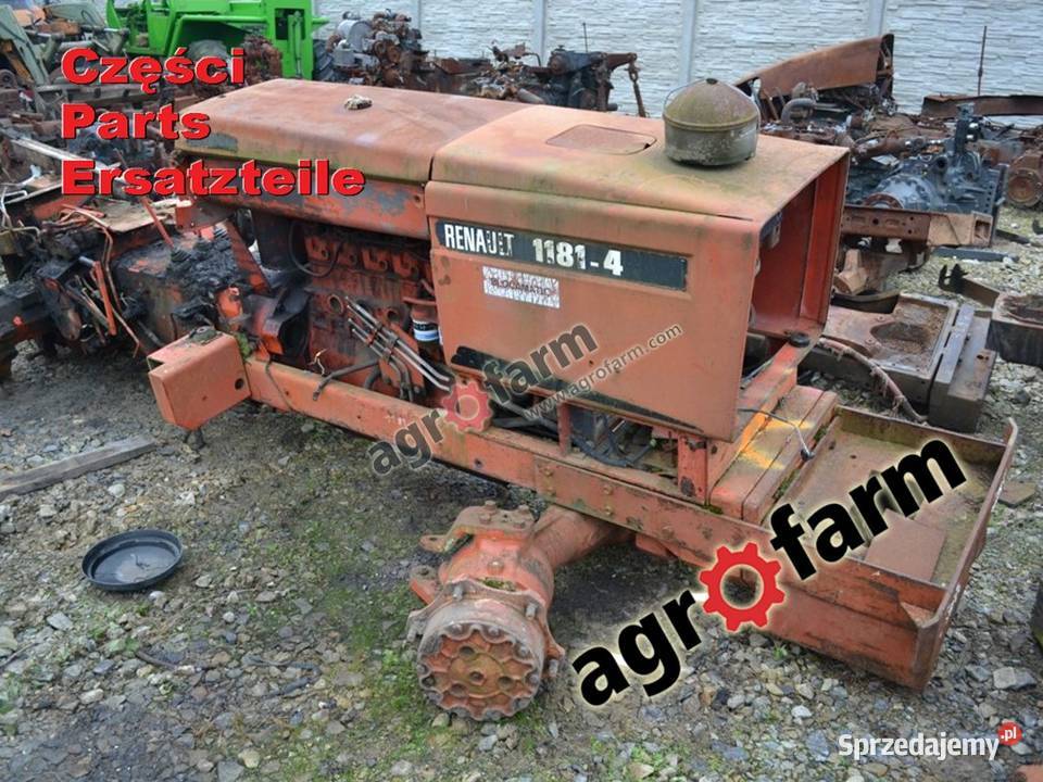 Renault 11814 części skrzynia biegów oś