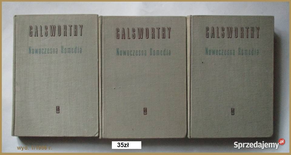 Nowoczesna komedia JGalsworthy powieść łódzkie Łódź
