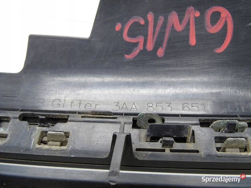 GRILL ATRAPA ZDERZAKA CHŁODNICY VW PASSAT B7 sprzedam