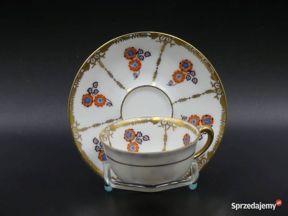 Zjawiskowy cienkościenny komplet do mokki wielkopolskie sprzedam