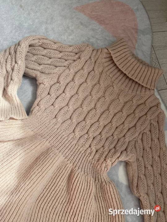 Sukienka sweterkowa dziewczęca 98104 miękka golf Rozmiar 98 Troszyn