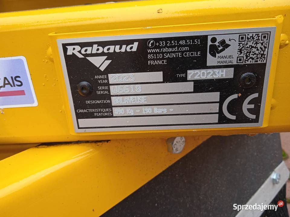 Zamiatarka Urbanet 1500 Rabaud