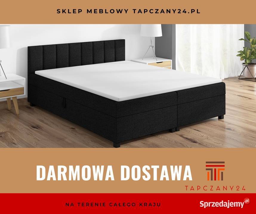 Tapczan dwuosobowy z pojemnikiem Łóżko do