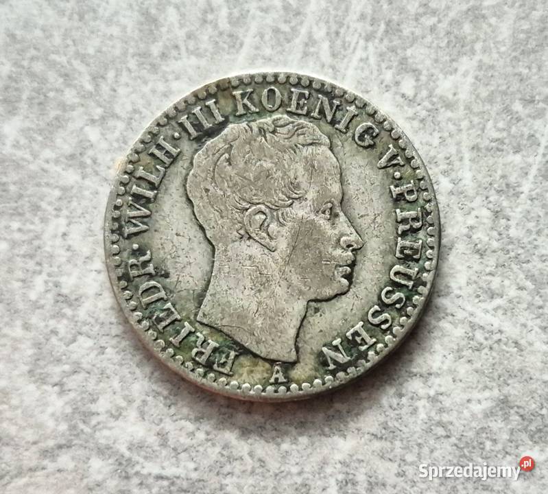 122 NIEMCY srebro 16 Talara 1822 r A łódzkie Wola Kruszyńska sprzedam