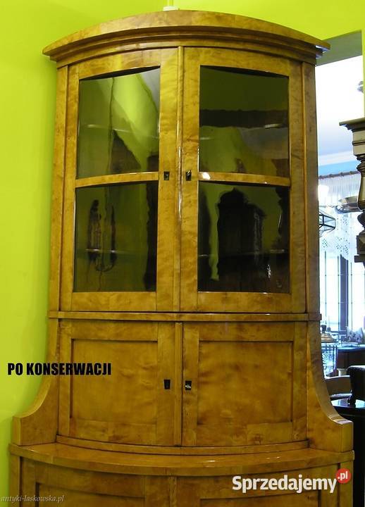Rogówka narożnik Biedermeier brzoza Sopot