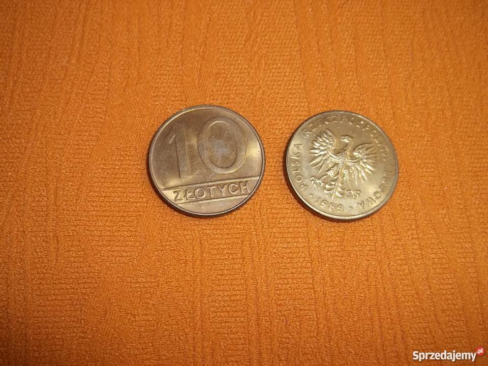 Moneta 10 PRL 1990r Numizmatyka Łódź