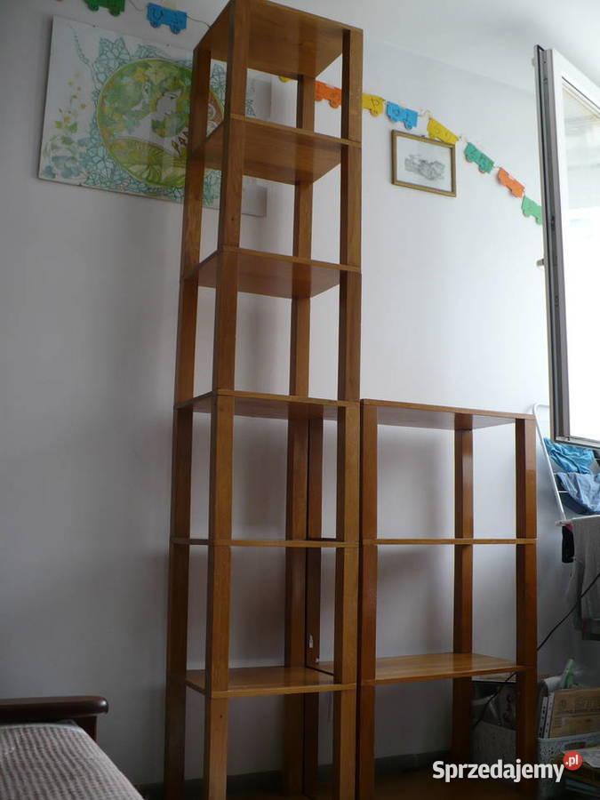 Regały dębowe 2 sztuki Puszczykowo sprzedam