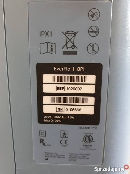 Koncentrator Tlenu Philips Respironics nowe Szczecin