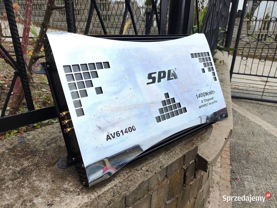Wzmacniacz samochodowy 6 kanałowy SPL AV61400 Niegowonice