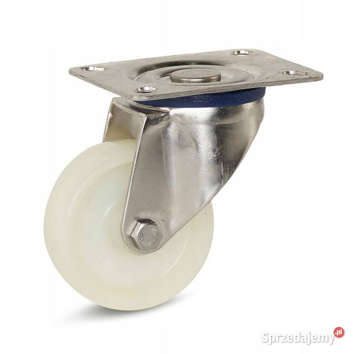 Koło kółko skrętne 80mm 140 nylonowe nierdzewne Kozienice