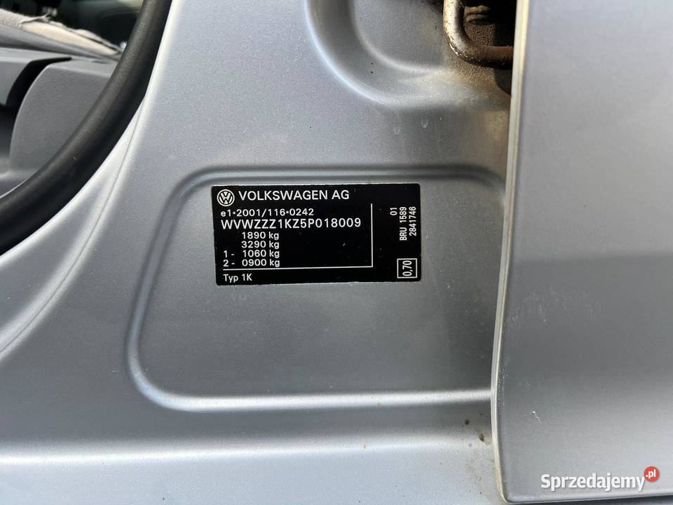 VW Golf V 19 TDI Trend krajowy 1 własciciel nieuszkodzony Przemyśl