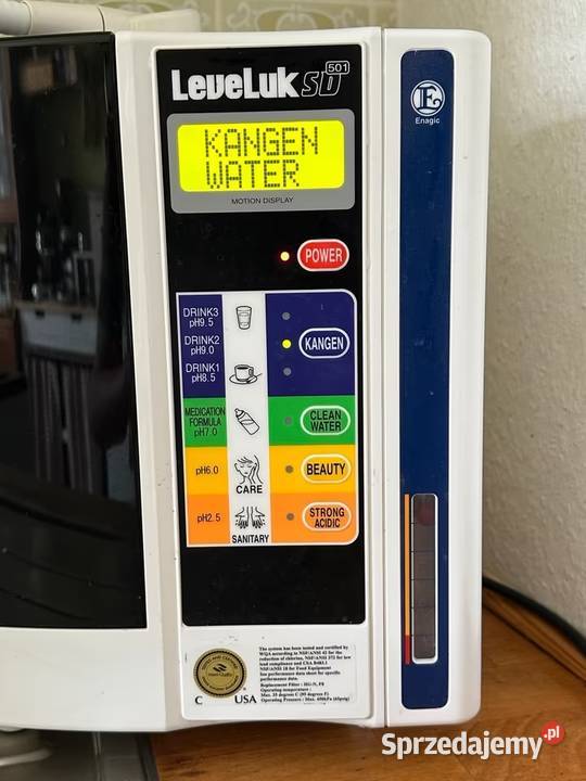 Filtr Jonizator kangen sd501 ENAGIC LEVELUK made Bielsko-Biała