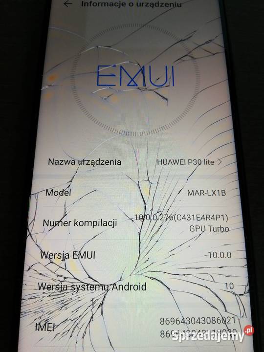 huawei P30 wersja MARLX1B 2566GB Dobiegniew