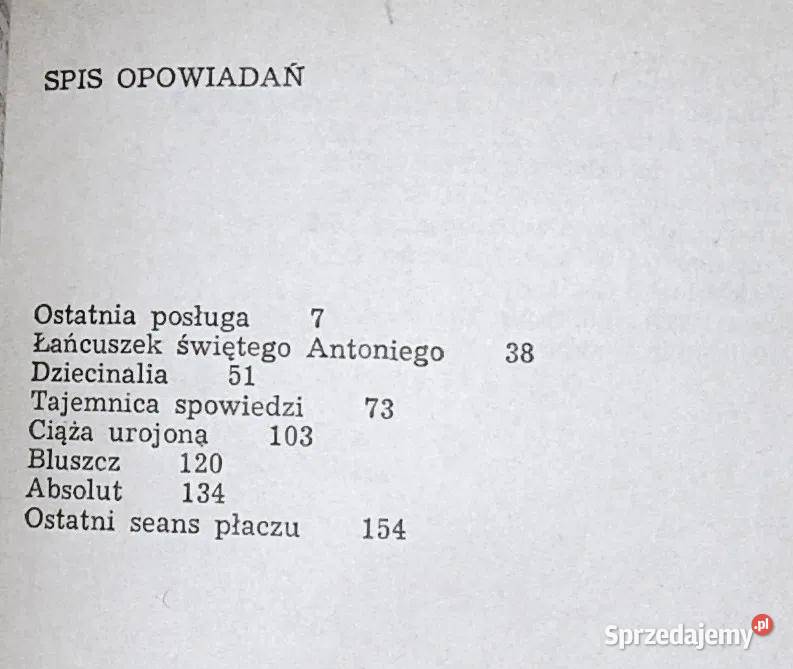 Ostatni seans płaczu Kazimierz Henczel Książki i Podręczniki Chełm sprzedam