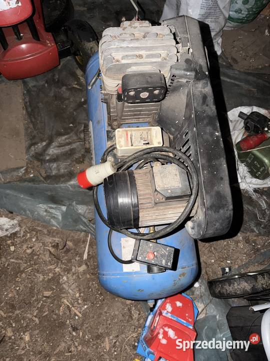 Sprzedam sprężarkę REMO 100L 2 cylindry 10 bar Pomiany