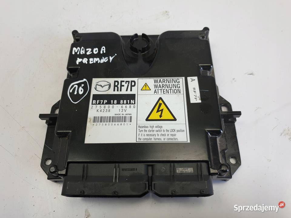 Mazda 5 Premacy II STEROWNIK SILNIKA 2758006680 Komputery Chełm