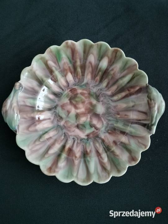 Patera szkliwiona Włocławek rzadka Porcelana i szkło Choszczno